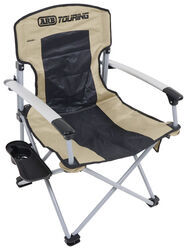 ARB Touring Camping Chair with Table - Tan and Black - ARB37FR