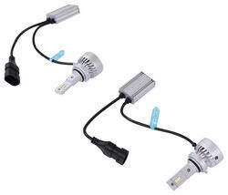 9006 LED Headlight Bulbs - Single Beam - 4,565 Lumens - Cool White - Qty 2