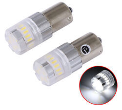 10 Pack AUTOSAVER88 1156 LED Light Bulbs 4800K White LED Lamp for RV Trailer Camper Interior Signal Light 