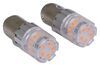tail light turn signal 1157 led bulbs - double contact bayonet 411 lumens amber qty 2