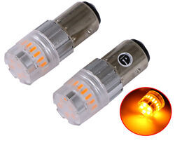 1157 LED Turn Signal Bulbs - Double Contact Bayonet - 411 Lumens - Amber - Qty 2 - ARC43FR