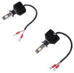 H3 LED Headlight Bulbs - Single Beam - 1,995 Lumens - Cool White - Qty 2                            