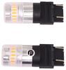 tail light replacement bulb wty21w led turn signal bulbs - wedge base 600 lumens amber qty 2