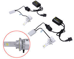 H13 LED Headlight Bulbs with Anti-Flicker Harness - Dual Beam - 4,565 Lumens - Cool White - Qty 2 - ARC57VR