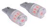 arc tail lights replacement bulbs brake light dome 194 led - eco series 360 degree wedge base 199 lumens red qty 2