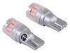 tail light replacement bulb 194 led bulbs - eco series 360 degree wedge base 199 lumens red qty 2