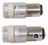 interior light tail brake dome 1157 led bulbs - 360 degree double contact bayonet 600 lumens white qty 2