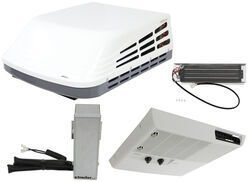 Advent Air Low Profile RV AC w/ Air Distribution Box, Start Capacitor, and Heat Strip - 13,500 Btu - ASA49YR