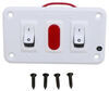 rv water heaters switches double-panel on/off switch for dometic gas / electric combination - white