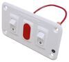 rv water heater switches double-panel on/off switch for dometic gas / electric combination heaters - white