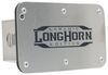 oem standard dodge ram longhorn laramie trailer hitch cover - 2 inch hitches stainless steel