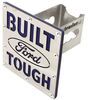 oem fits 2 inch hitch built ford tough trailer cover - hitches brushed stainless steel