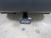 Jeep Trailer Hitch Cover - 2" Hitches - Stainless Steel - Rugged Black Jeep AUT-JEE-RB