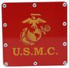 AUT-USMC-YR - Marines Au-Tomotive Gold Hitch Covers