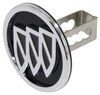 Buick Logo Trailer Hitch Cover for 1-1/4" Class II Hitches - Stainless Steel - Chrome and Black Buick AUT2-BUIC-B