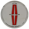 Lincoln Trailer Hitch Cover - 1-1/4" Class II Hitches - Stainless Steel - Chrome and Red Lincoln AUT2-LIN-C