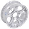 wheel only aluminum viking series vor trailer - 14 inch x 5-1/2 5 on 4-1/2 silver