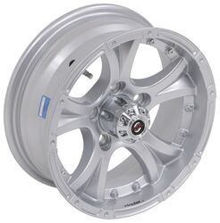 Aluminum Viking Series Vor Trailer Wheel - 14" x 5-1/2" - 5 on 4-1/2 - Silver - AX02455545FPS