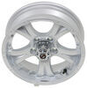 wheel only aluminum viking series vor trailer - 15 inch x 5 on 4-1/2 silver