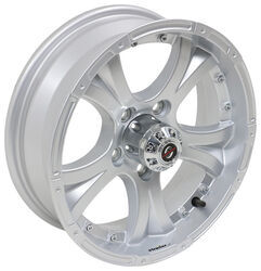 Aluminum Viking Series Vor Trailer Wheel - 15" x 5" - 5 on 4-1/2 - Silver - AX02550545FPS