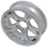 wheel only 15 inch aluminum viking series vor trailer - x 5 on 4-1/2 silver