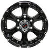 Aluminum Viking Series Valhalla Trailer Wheel - 15" x 6" - 6 on 5-1/2 - Black Spoke 6 on 5-1/2 Inch AX02560655BML