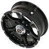 wheel only 6 on 5-1/2 inch aluminum viking series valhalla trailer - 15 x black spoke