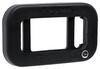 trailer lights rectangle grommet for peterson 150 and 153 series clearance or side marker - flush mount black