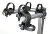 hanging rack fits 1-1/4 inch hitch kuat beta bike for 2 bikes - trailer hitches tilting
