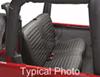 bestop seat cover - rear bench black denim 1965-1995 jeep