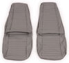 Bestop Seat Covers - Front "High Back" Bucket - Charcoal - 1976-1991 Jeep Non-Adjustable Headrests B2922709