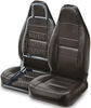 Bestop TrailMax II Fixed High Back - Vinyl Front Seat - Black Denim Front Bucket Seat B3943615