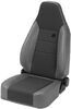 Bestop TrailMax II Sport - Fabric Front Seat - Charcoal Fixed Headrest B3943809