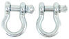 shackle only screw on bestop d-ring set for 4x4 highrock bumpers - 9 500 lbs qty 2