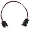 3-Wire Extension Harness for Peterson Trailer Tail Lights - Male/Female PL-3 Plugs - 12" Long Three Wire B431-492