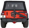 tire carrier up to 37 inch tires bestop highrock 4x4 bumper and spare mount kit - steel