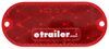 Peterson Quick Mount Trailer Reflector - Adhesive Backing - Screw Mount - Oblong - Red