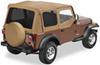 upper doors requires bow system bestop replace-a-top for jeep - spice tinted windows half door skins (untinted)