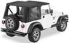 doors included requires bow system bestop replace-a-top for jeep - black diamond
