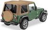 no doors requires bow system bestop replace-a-top for jeep - spice tinted windows