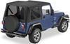 doors included requires bow system bestop replace-a-top for jeep - black diamond tinted windows
