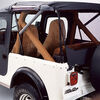 0  complete soft top system no doors bestop tigertop for jeepster commando 1967-1973 - black