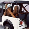 0  complete soft top system doors included bestop tigertop for jeep cj-24 mb and wwii 1941-1949 - black