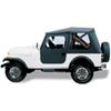 doors included requires bow system bestop tigertop for jeep cj-7 1976-1986 - black