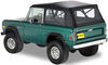 no doors includes bow system bestop supertop soft top for ford bronco 1966-1977 - black