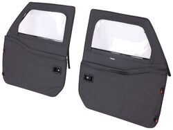 Bestop 2-Piece Soft Front Doors - Black Diamond                                                     