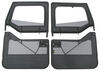 Bestop 2-Piece Soft Doors for Toyota Land Cruiser FJ40 1964-1984 - Black Denim Soft B5177415