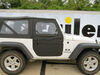 2009 jeep wrangler  soft front door on a vehicle