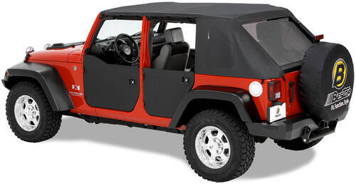 Bestop Soft Lower Front Half Doors for Jeep Wrangler, Wrangler ...