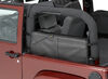 cargo organizers jl jlu tj tju yj bestop roughrider rectangle saddle bag for jeep roll bars 1992-2006 - black denim
